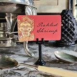 Radiant Dragon - Cinnabar: Custom Buffet Tags s/12 - The Punctilious Mr. P's Place Card Co.