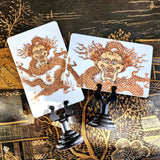 Radiant Dragon - Custom Place Cards - Upright - The Punctilious Mr. P's Place Card Co.