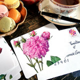 Rose Garden - Custom Note Cards - The Punctilious Mr. P's Place Card Co.