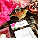 Rose Garden - Custom Place Cards - Laydown - The Punctilious Mr. P's Place Card Co.