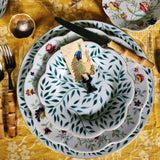 Royal Limoges - Floral Foliage Ensemble II - The Punctilious Mr. P's Place Card Co.