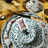 Royal Limoges - Floral Foliage Ensemble II - The Punctilious Mr. P's Place Card Co.