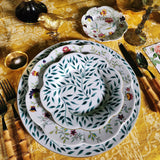 Royal Limoges - Floral Foliage Ensemble II - The Punctilious Mr. P's Place Card Co.