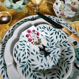 Royal Limoges - Floral Foliage Ensemble IV - The Punctilious Mr. P's Place Card Co.