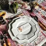 Russula Mushrooms - Custom Place Cards - Laydown - The Punctilious Mr. P's Place Card Co.