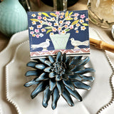 Sarah V Battle - Doves & Swans - Custom Place Cards - Event Size - The Punctilious Mr. P's Place Card Co.