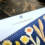 Sarah V Battle: 'Doves & Swans' Pack of Custom Note Cards - The Punctilious Mr. P's Place Card Co.