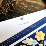 Sarah V Battle: 'Mixed Birds' Pack of Custom Note Cards - The Punctilious Mr. P's Place Card Co.