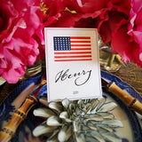 Stars & Stripes - Custom Place Cards - Omni - The Punctilious Mr. P's Place Card Co.