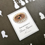 The Lover's Eye Noir - Custom Bookplate - The Punctilious Mr. P's Place Card Co.