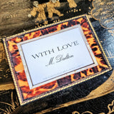 Tortoise Shell - Custom Gift Notes - The Punctilious Mr. P's Place Card Co.