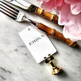 Verdigris Mushrooms - Custom Place Cards - Upright - The Punctilious Mr. P's Place Card Co.