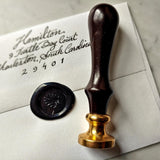 Wax Seal Stamper - Mr. P's Anthemion - The Punctilious Mr. P's Place Card Co.