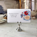 The Punctilious Mr. P's Place Card Co. Wedding custom 'Buffet' cards with a personal greeting