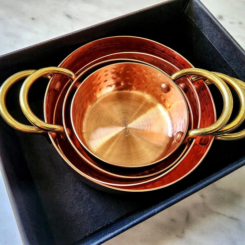 Copper Measuring Cups  4 Piece Set – alyce alexandra ♡