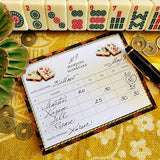 Mahjong Flowers and Seasons: Scorecard Refill-S/4