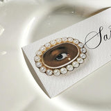 The Punctilious Mr. P's Place Card Co. Les Femmes du Monde/ Lover's Eye featuring multi-ethnic skin tones on custom place cards