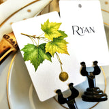 American Sycamore Tree - Custom Place Cards - Upright - The Punctilious Mr. P's Place Card Co.