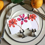 Anemones - Custom Place Cards - (TEST) - The Punctilious Mr. P's Place Card Co.