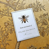 Bees - Custom Bookplate - The Punctilious Mr. P's Place Card Co.