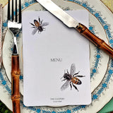 Bees - Custom Place Cards - Upright - The Punctilious Mr. P's Place Card Co.