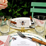 Bees - Custom Place Cards - Upright - The Punctilious Mr. P's Place Card Co.