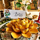 Birds, Berries & Butterflies - Custom Place Cards - Laydown - The Punctilious Mr. P's Place Card Co.
