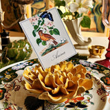 Birds, Berries & Butterflies - Custom Place Cards - Omni - The Punctilious Mr. P's Place Card Co.
