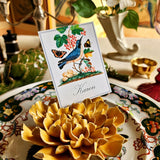 Birds, Berries & Butterflies - Custom Place Cards - Omni - The Punctilious Mr. P's Place Card Co.