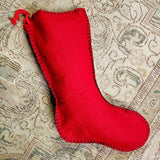 Calico Kitty - Handmade Christmas Stocking - The Punctilious Mr. P's Place Card Co.