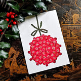 CC MM: 'Ornaments' Holiday Note Card Set - The Punctilious Mr. P's Place Card Co.