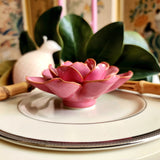 Ceramic Blossom - Gardenia - Pink - The Punctilious Mr. P's Place Card Co.