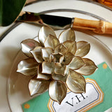 Ceramic Blossom - Lotus - Pearlized - The Punctilious Mr. P's Place Card Co.