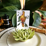 Ceramic Blossom - Mum - Pistachio - The Punctilious Mr. P's Place Card Co.