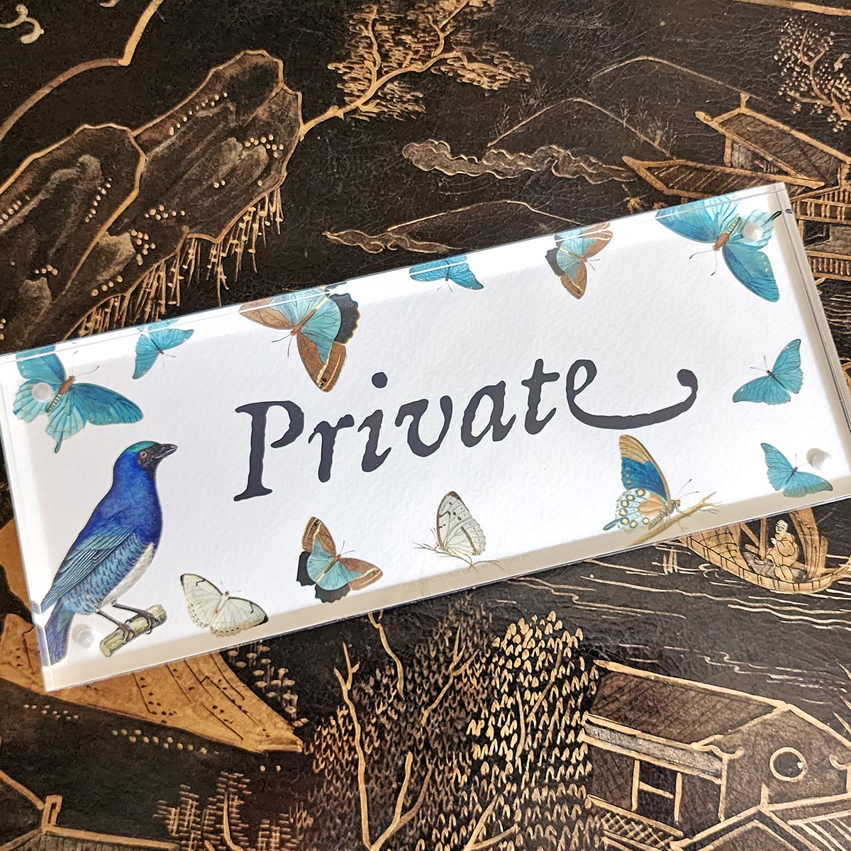 Set/ 2 Custom Illustrated Signage for home or special event