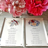 Custom Wedding Seating Charts s/2 - The Punctilious Mr. P's Place Card Co.