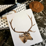 Deer - Pack of Custom Note Cards - The Punctilious Mr. P's Place Card Co.