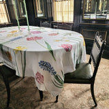 Early Flowers - Tablecloth - The Punctilious Mr. P's Place Card Co.