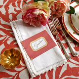 Envoy: Brique - Custom Place Cards - Laydown Event Size - The Punctilious Mr. P's Place Card Co.