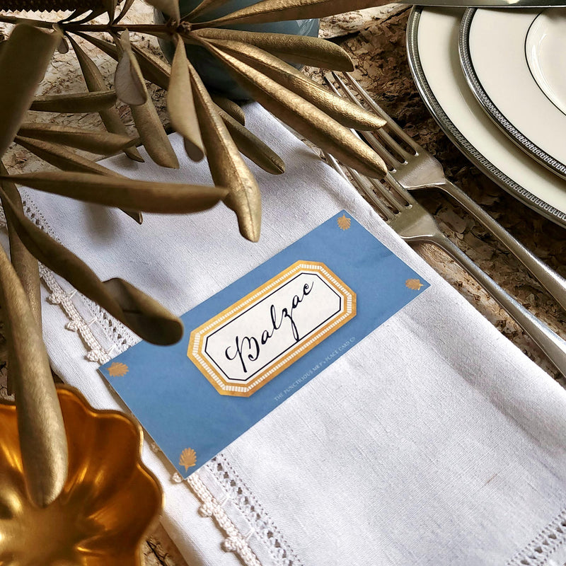 Envoy: Marine - Custom Place Cards - Laydown - The Punctilious Mr. P's Place Card Co.
