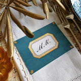 Envoy: Marine - Custom Place Cards - Laydown Event Size - The Punctilious Mr. P's Place Card Co.