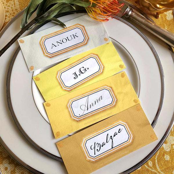 Envoy Laydown Place Cards | Mr. P's Place Card Co.