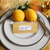 Envoy: Soleil - Custom Place Cards - Laydown - The Punctilious Mr. P's Place Card Co.