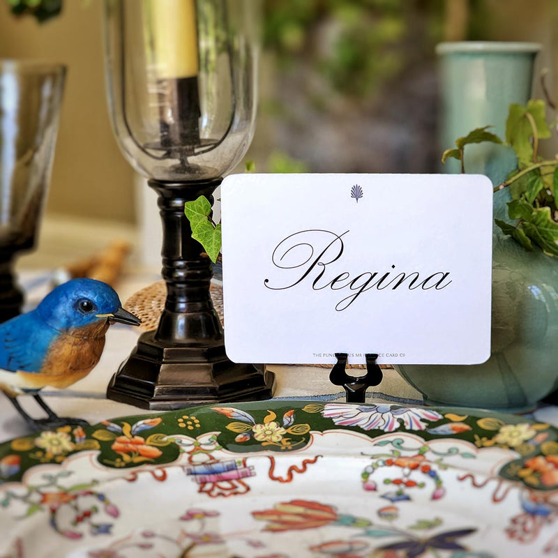 Garden Variety - Custom Place Cards - Event Size - The Punctilious Mr. P's Place Card Co.