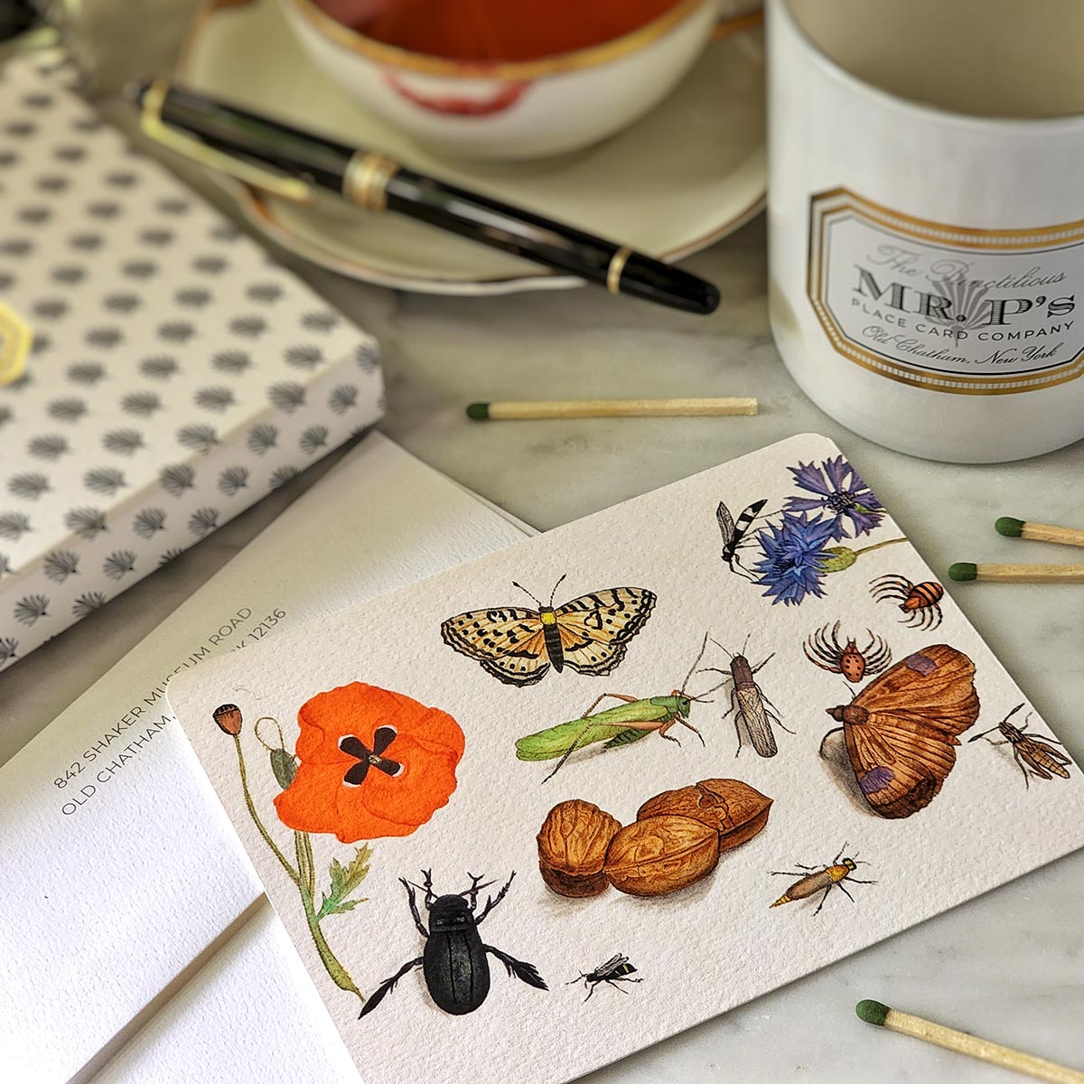 Set/ 12 Garden Variety Pack of Custom Note Card Set