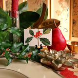 Holly - Custom Place Cards - Upright - The Punctilious Mr. P's Place Card Co.