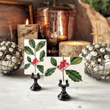 Holly - Custom Place Cards - Upright - The Punctilious Mr. P's Place Card Co.