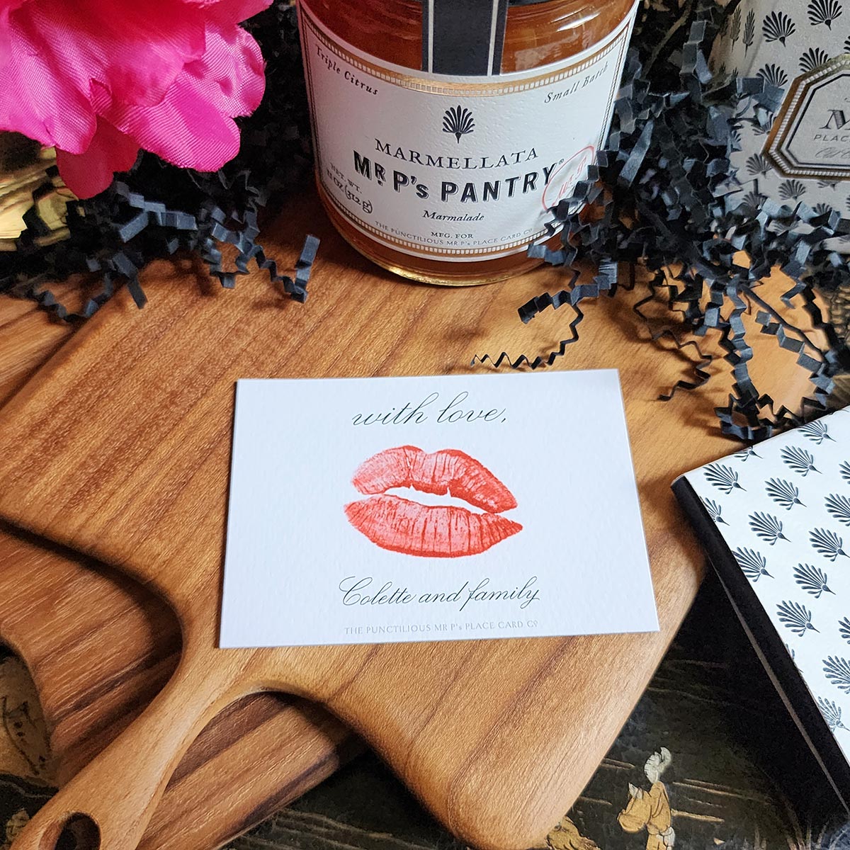 Set/ 18 Kisses- Custom Gift Notes/ Thank You Cards