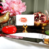 Kisses - Custom Place Cards - Upright - The Punctilious Mr. P's Place Card Co.