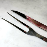 Laguiole Ivorine Carving Set - The Punctilious Mr. P's Place Card Co.